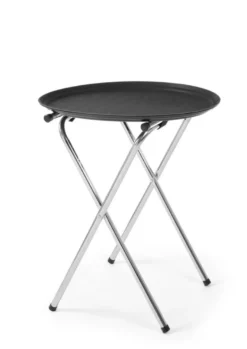 Serviertablett, schwarz - oval 735x600x35 mm