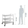 Servier- und Transportwagen Basic 3