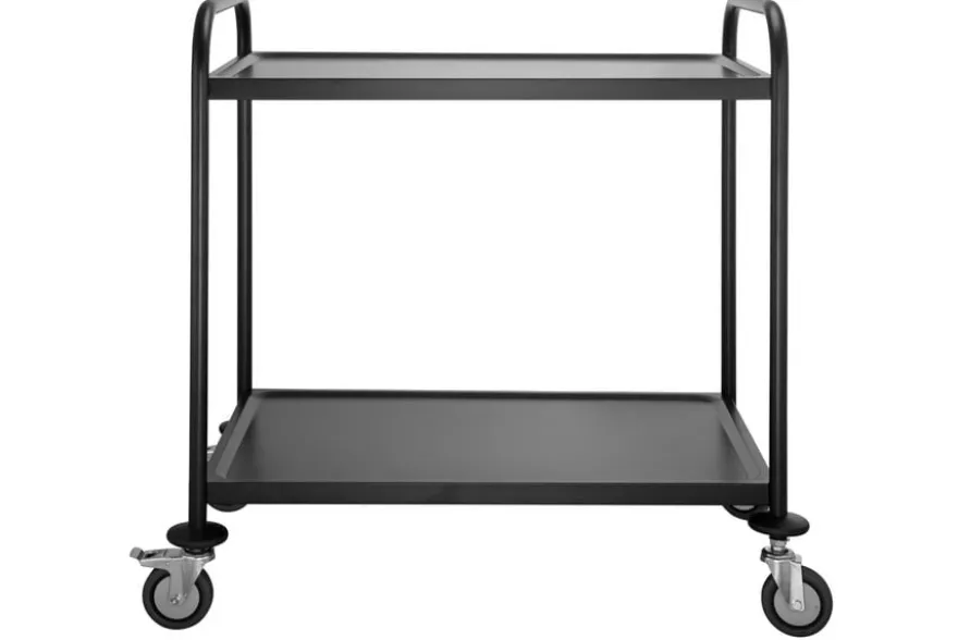 Servier- und Transportwagen ECO 2 Schwarz