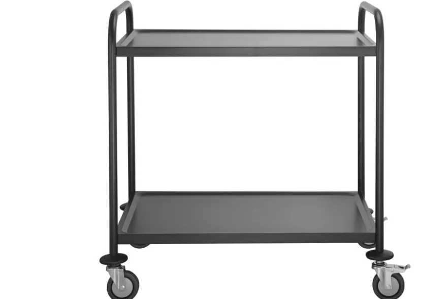 Servier- und Transportwagen ECO 2 Schwarz