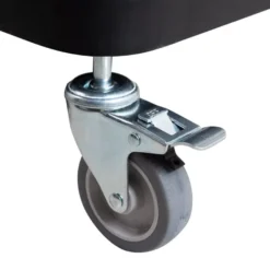 Servierwagen Polypropylen Klein mit Rollen, 3 Ebenen, 81 x 43,5 x 91 cm