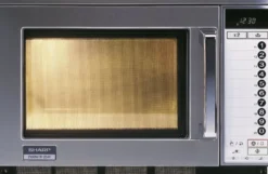 SHARP Profi-Mikrowelle-2100 W mit elektronische Bedienung und LCD-Anzeige