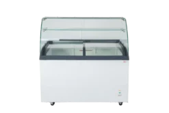 Speiseeisvitrine mit Sicherheitsglas – 9 x 5 L – 278 L