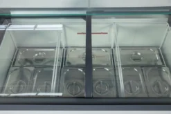 Speiseeisvitrine mit Sicherheitsglas – 9 x 5 L – 278 L