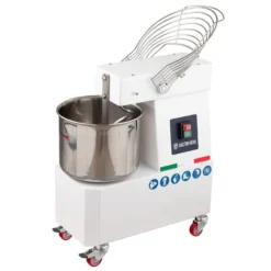 Spiral-Teigknetmaschine PROFI 10 Liter 230V mit Rollen - fester Kopf