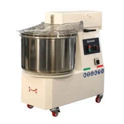 Spiral-Teigknetmaschine PROFI 22 Liter 400V mit Rollen - variabler Kopf und 2 Geschwindigkeiten