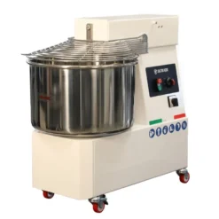 Spiral-Teigknetmaschine PROFI 62 Liter 400V mit Rollen - fester Kopf und 2 Geschwindigkeiten