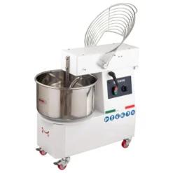 Spiral-Teigknetmaschine PROFI 22 Liter 230V mit Rollen - variabler Kopf