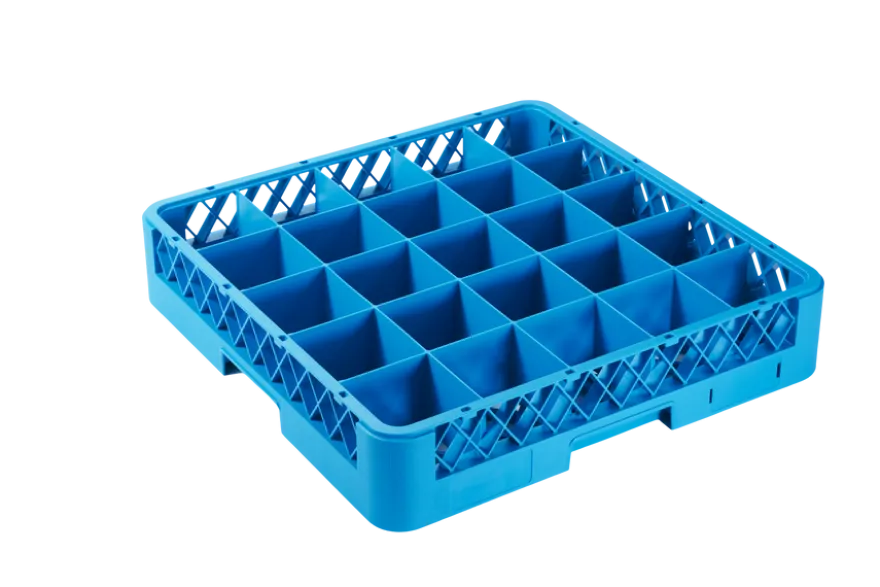 Spülkorb 500x500 mm 25 Fächer 89x89 mm, blau