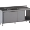 Spülschrank ECO 16x6 mit 2 Becken links