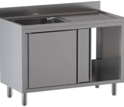 Spülschrank ECO 12x7 mit 1 Becken links