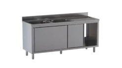 Spülschrank ECO 18x7 mit 2 Becken links
