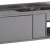 Spülschrank ECO 16x7 mit 2 Becken rechts
