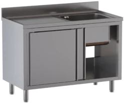 Spülschrank ECO 14x7 mit 1 Becken rechts