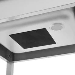 Spültisch Basic 12x7 mit 2 Becken, Aufkantung und Grundboden