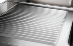 Spültisch Basic 10x7 mit 1 Becken rechts, Aufkantung und Grundboden