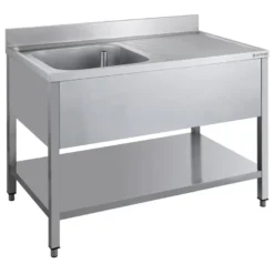 Spültisch ECO 12x7 mit 1 Becken links