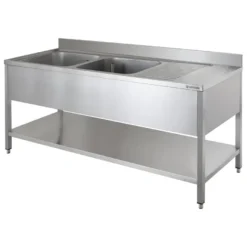 Spültisch ECO 20x7 mit 2 Becken links