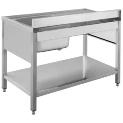 Spültisch ECO 10x7 mit 1 Becken rechts