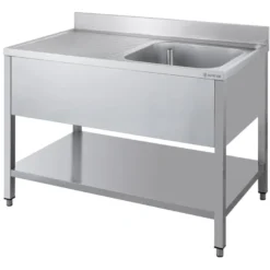 Spültisch ECO 12x7 mit 1 Becken rechts
