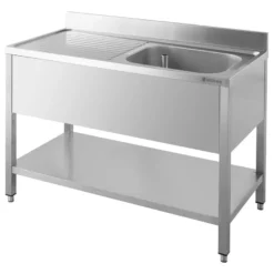 Spültisch ECO 15x7 mit 1 Becken rechts