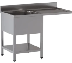 Spülzentrum ECO 12x7 mit 1 Becken links