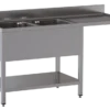 Spülzentrum ECO 18x6 mit 2 Becken Links