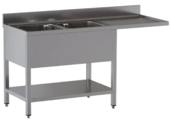 Spülzentrum ECO 18x7 mit 2 Becken Links