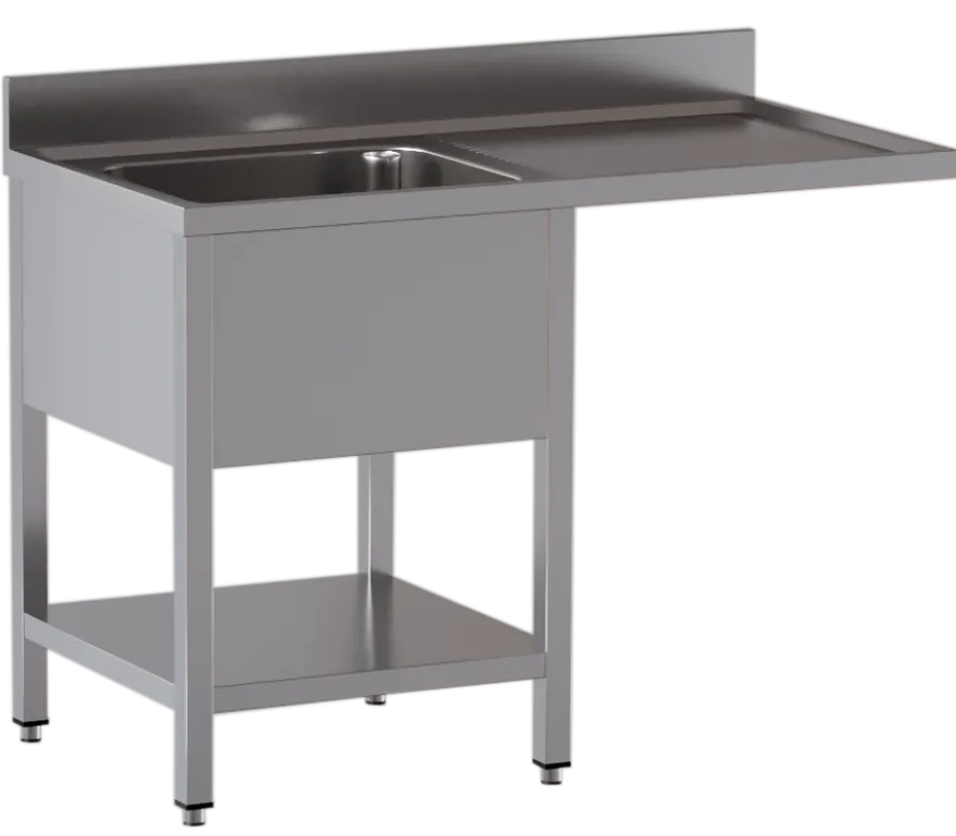 Spülzentrum ECO 12x6 mit 1 Becken Links