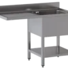 Spülzentrum ECO 12x6 mit 1 Becken Rechts