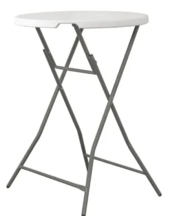 Stehtisch Ø800 mm, HDPE-Polyethylen, klappbar