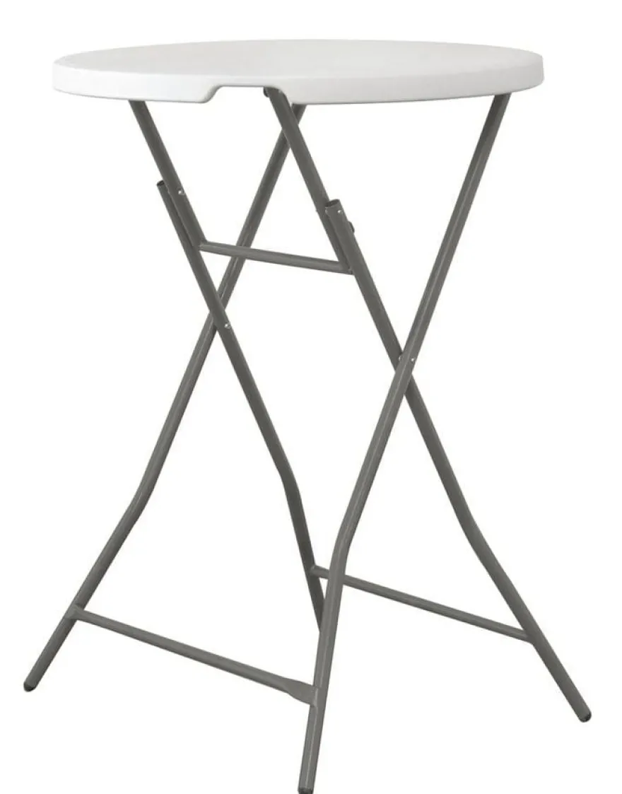 Stehtisch Ø800 mm, HDPE-Polyethylen, klappbar