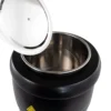 Suppentopf ECO schwarz, 10 Liter, bis 95 °C, herausnehmbarer Edelstahlbehälter