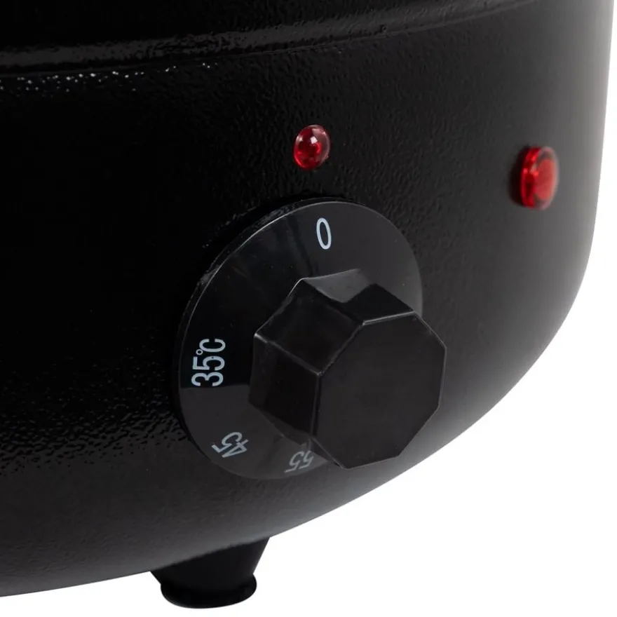 Suppentopf ECO schwarz, 10 Liter, bis 95 °C, herausnehmbarer Edelstahlbehälter