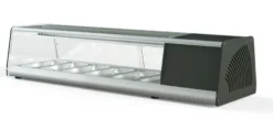 Sushi Vitrine PROFI 6x1/3GN - eckiges Glas