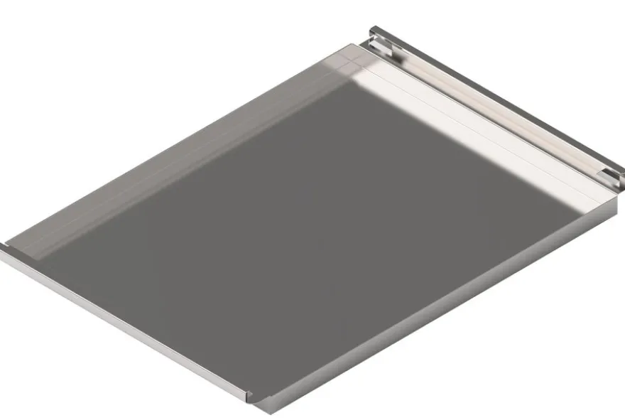 Tecnoeka Edelstahl-Fettauffangwanne Millennial EKT64RG, 600x400 mm, 40 mm tief
