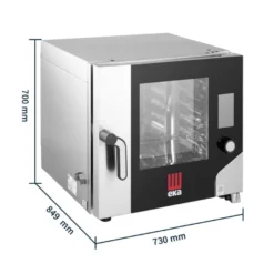 Tecnoeka Kombidämpfer Millennial Touch Screen MKF 511 TS, 5 x GN 1/1