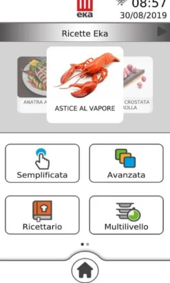 Tecnoeka Kombidämpfer Millennial Touch Screen MKF 664 TS, 6 x 600x400 mm