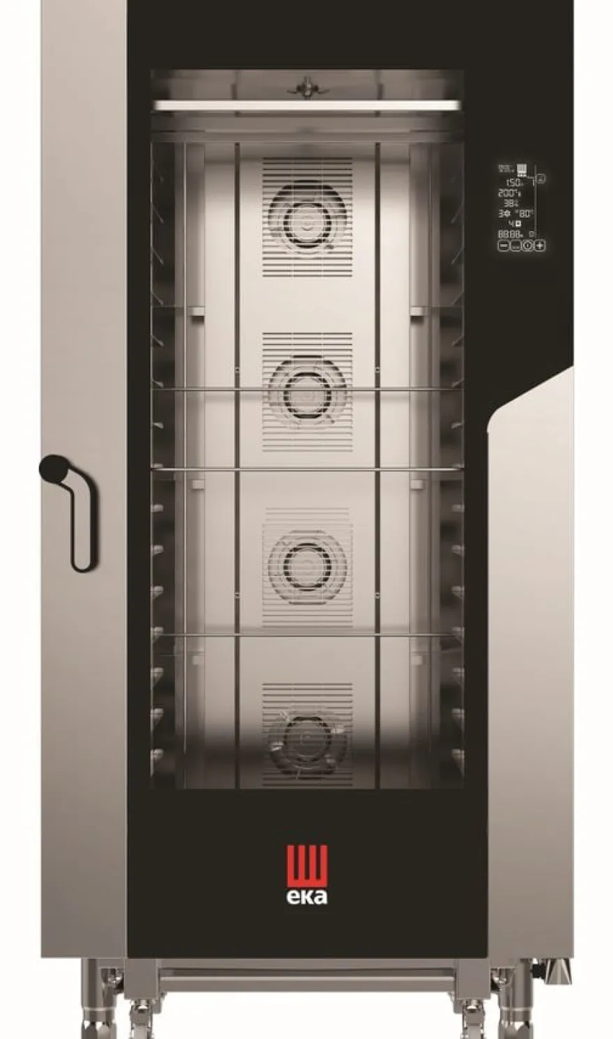 Tecnoeka Kombidämpfer Millennial Black Mask MKF 1664 BM, 16 x 600x400 mm