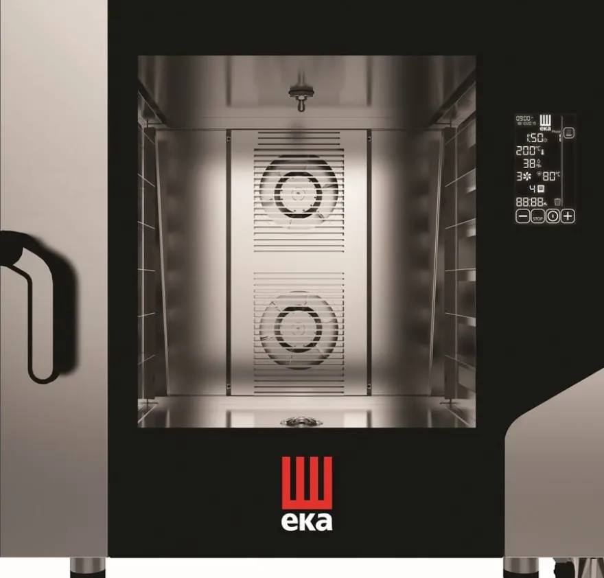 Tecnoeka Kombidämpfer Millennial Black Mask MKF 664 BM, 6 x 600x400 mm