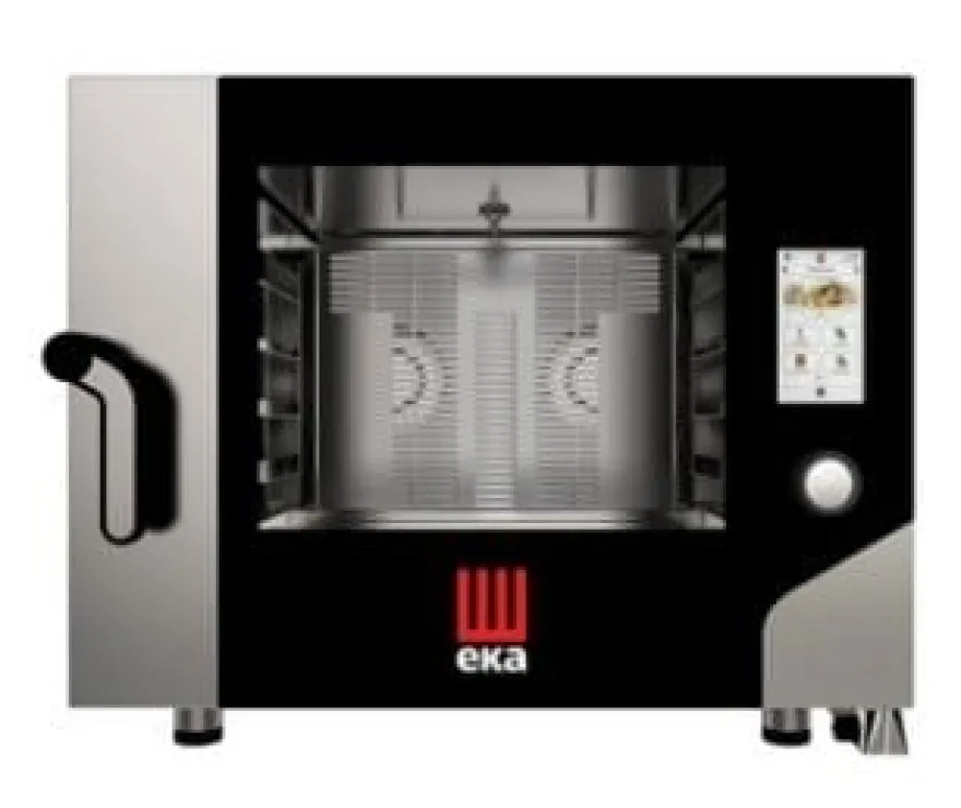 Tecnoeka Kombi-Ofen mit 4 Einschüben 600 x 400 mm mit Touchscreen und 2 Motoren