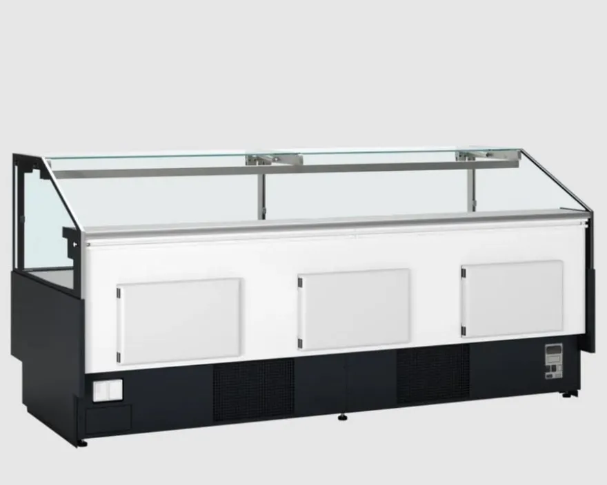 Tefcold Bedien-Kühltheke SOCA25090B 2548 mm, LED, schwarz