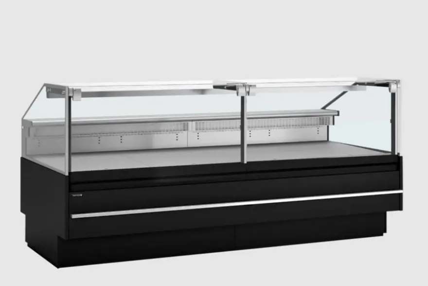 Tefcold Bedien-Kühltheke SOCA25090B 2548 mm, LED, schwarz