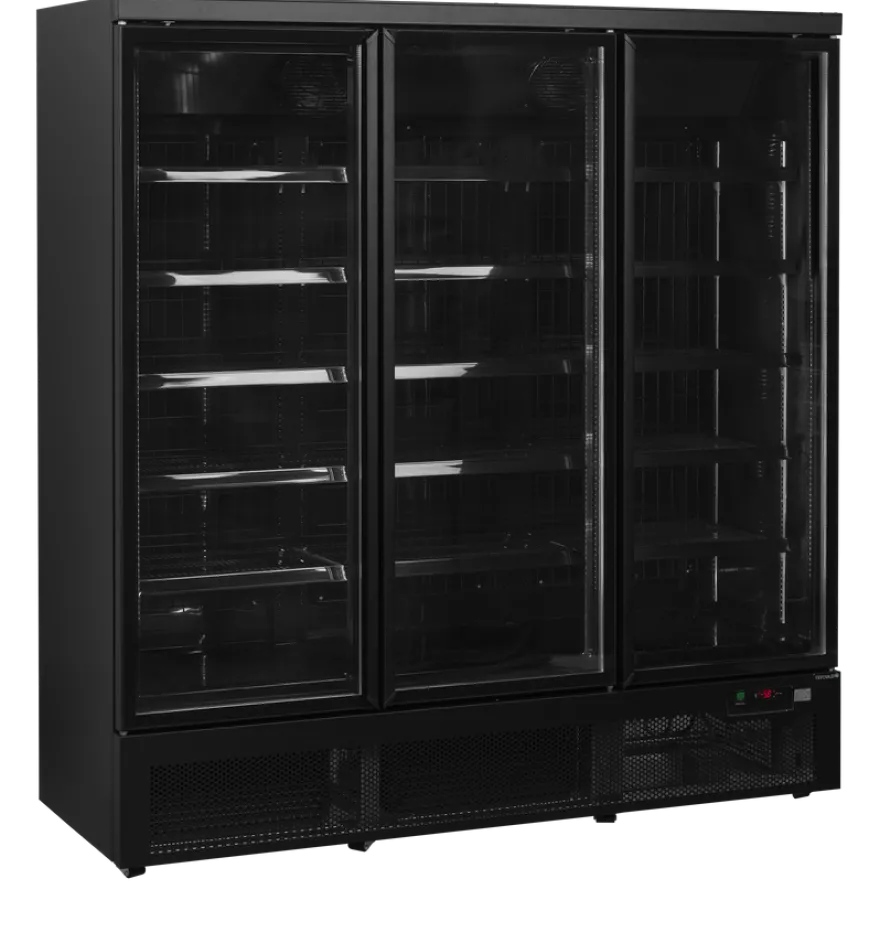 Tefcold Displaygefrierschrank Atom Maxi F3DBB, schwarz