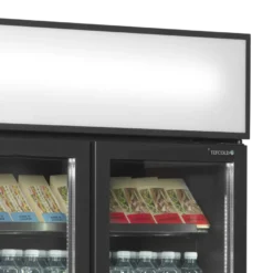 Tefcold Display-Kühlschrank FSC891H Black