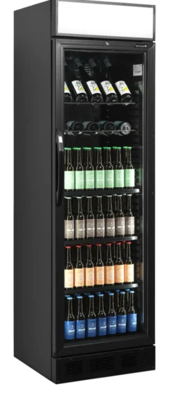 Tefcold Flaschenkühlschrank CEV425CP BLACK