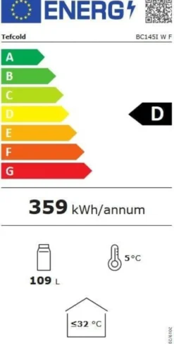 Tefcold Getränkekühlschrank ECO 109