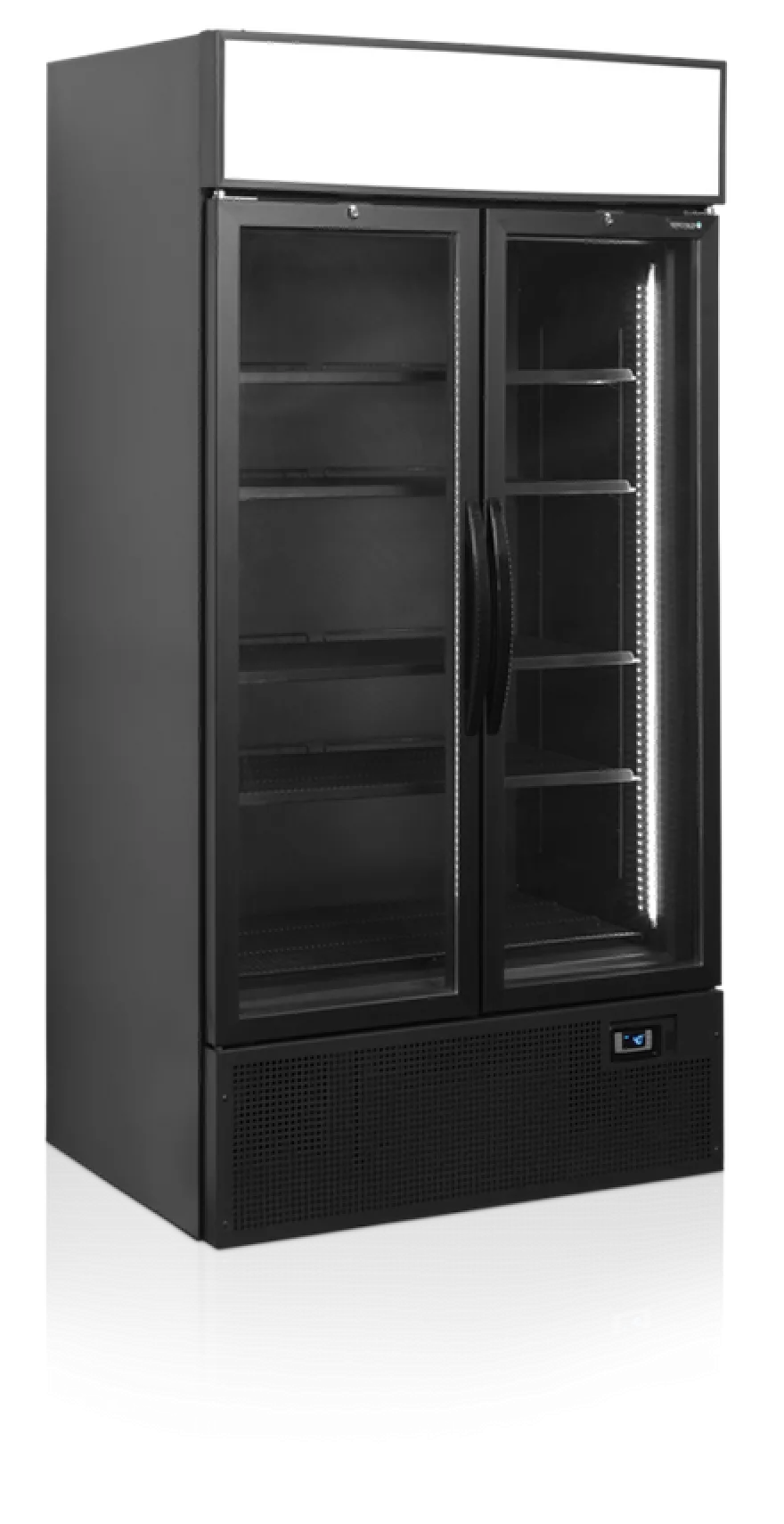 Tefcold Getränkekühlschrank FSC1000HBLACK schwarz