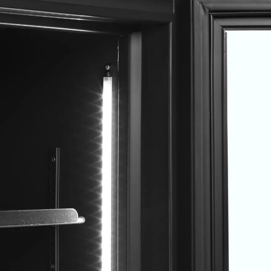 Tefcold Getränkekühlschrank FSC1000HBLACK schwarz