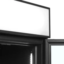 Tefcold Getränkekühlschrank FSC1000HBLACK schwarz